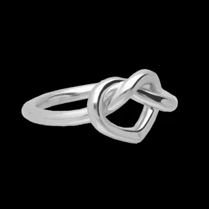 Anello Cuore annodato in Argento 925 | Rubinia Gioielli Hot