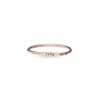 Anello dell'anno tondo in Oro Rosa 9kt | Rubinia Gioielli Hot