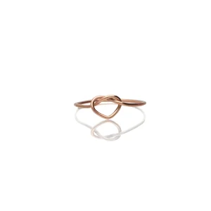 Anello Filodamore con Cuore annodato in Oro 9kt | Rubinia Gioielli Clearance