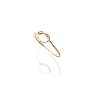 Anello Filodamore con Cuore annodato in Oro 9kt | Rubinia Gioielli Clearance