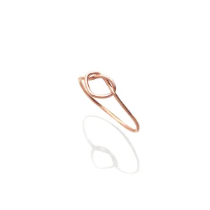 Anello Filodamore con Cuore annodato in Oro 9kt | Rubinia Gioielli Clearance