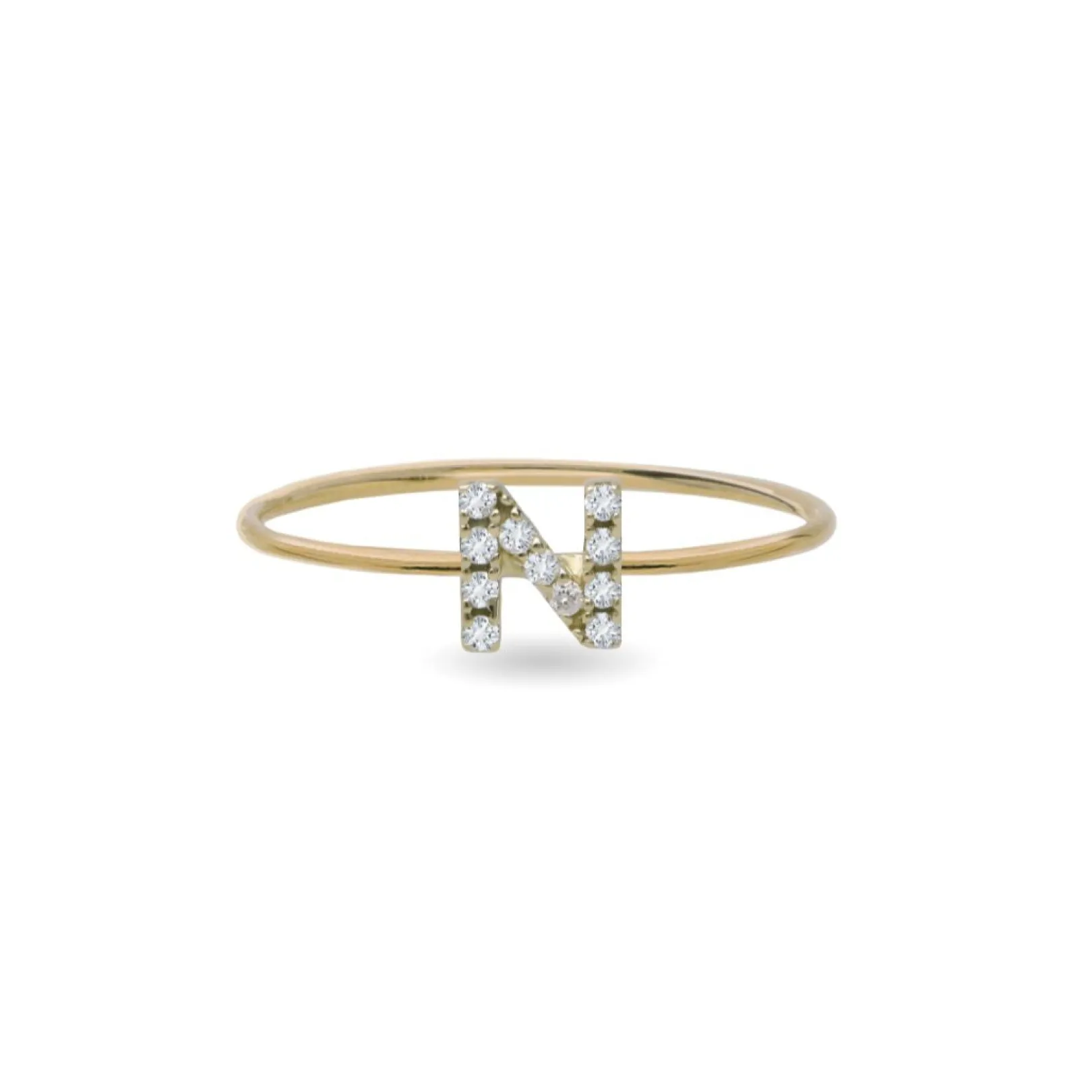 anello_filodamore_con_ini_0.webp Anello Filodamore con iniziale in Oro Giallo 9kt e Diamanti | Rubinia Gioielli New