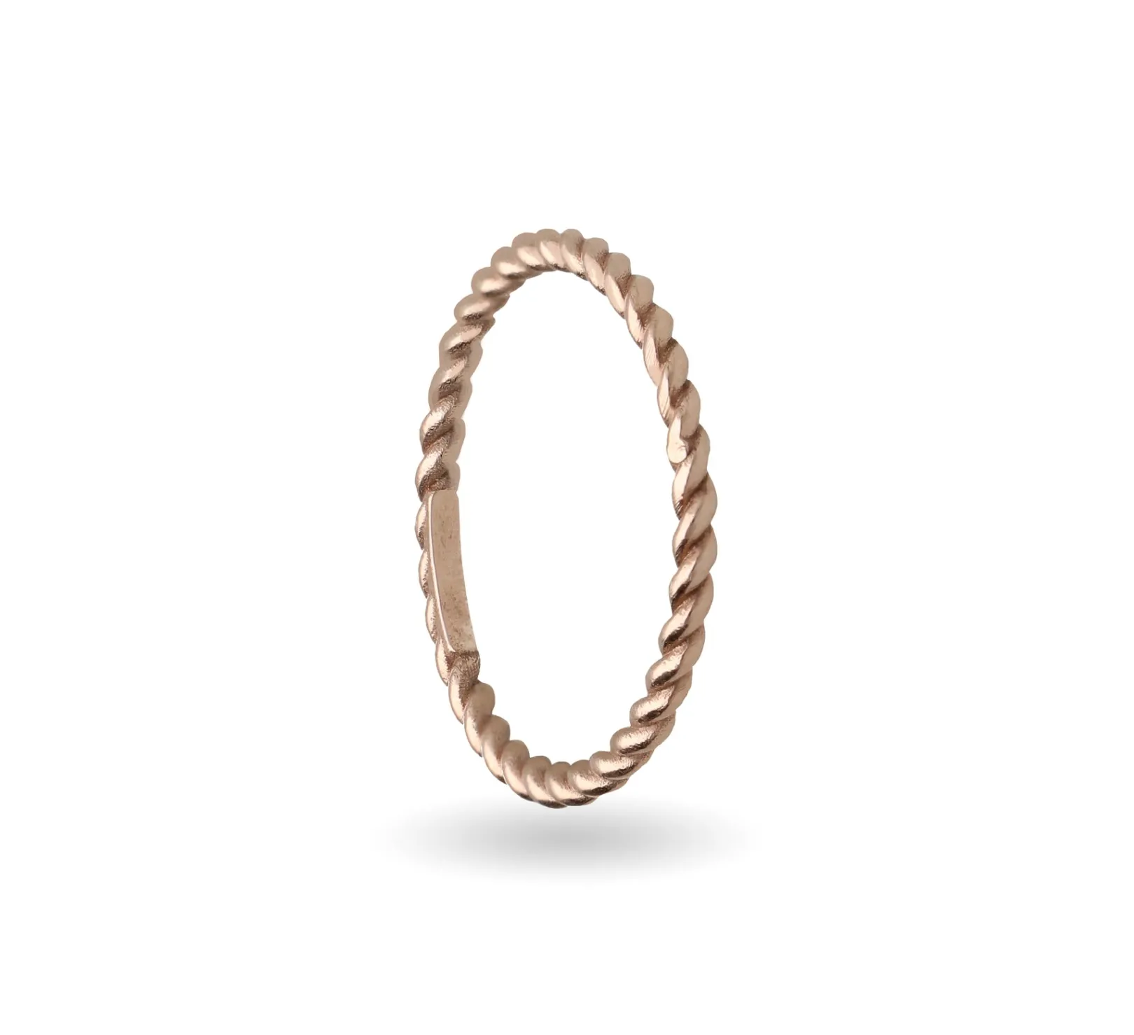 anello_filodamore_intrecc_2.webp Anello Filodamore Intrecciato in Oro Rosa / Giallo 9kt | Rubinia Gioielli Best