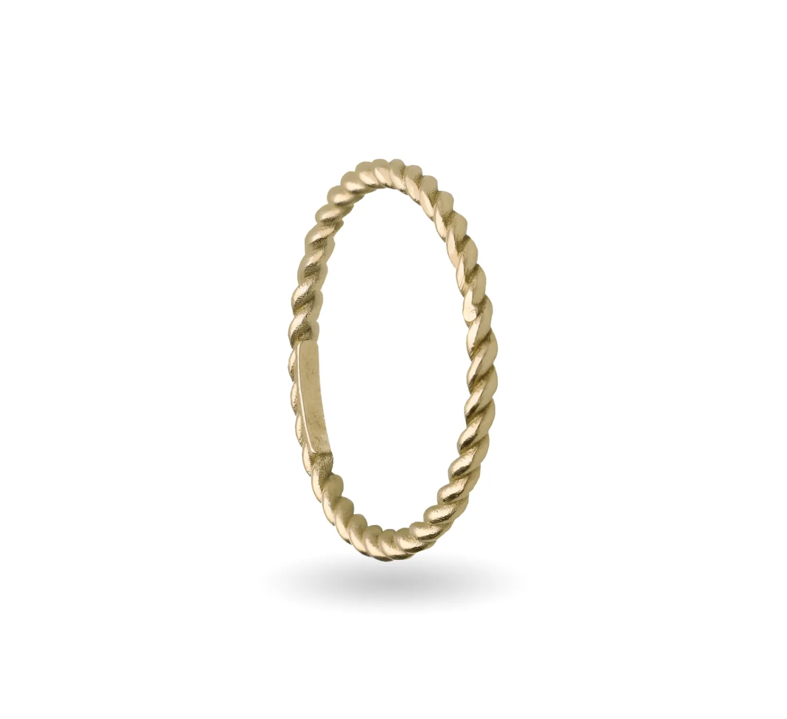 anello_filodamore_intrecc_4.webp Anello Filodamore Intrecciato in Oro Rosa / Giallo 9kt | Rubinia Gioielli Best