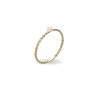 Anello Filodamore prezioso intrecciato in Oro Giallo 9kt sottile | Rubinia Gioielli Fashion
