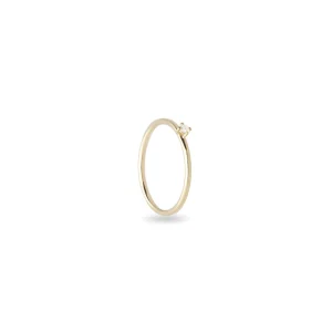 Anello Filodamore prezioso large in Oro Giallo 9kt | Rubinia Gioielli Discount