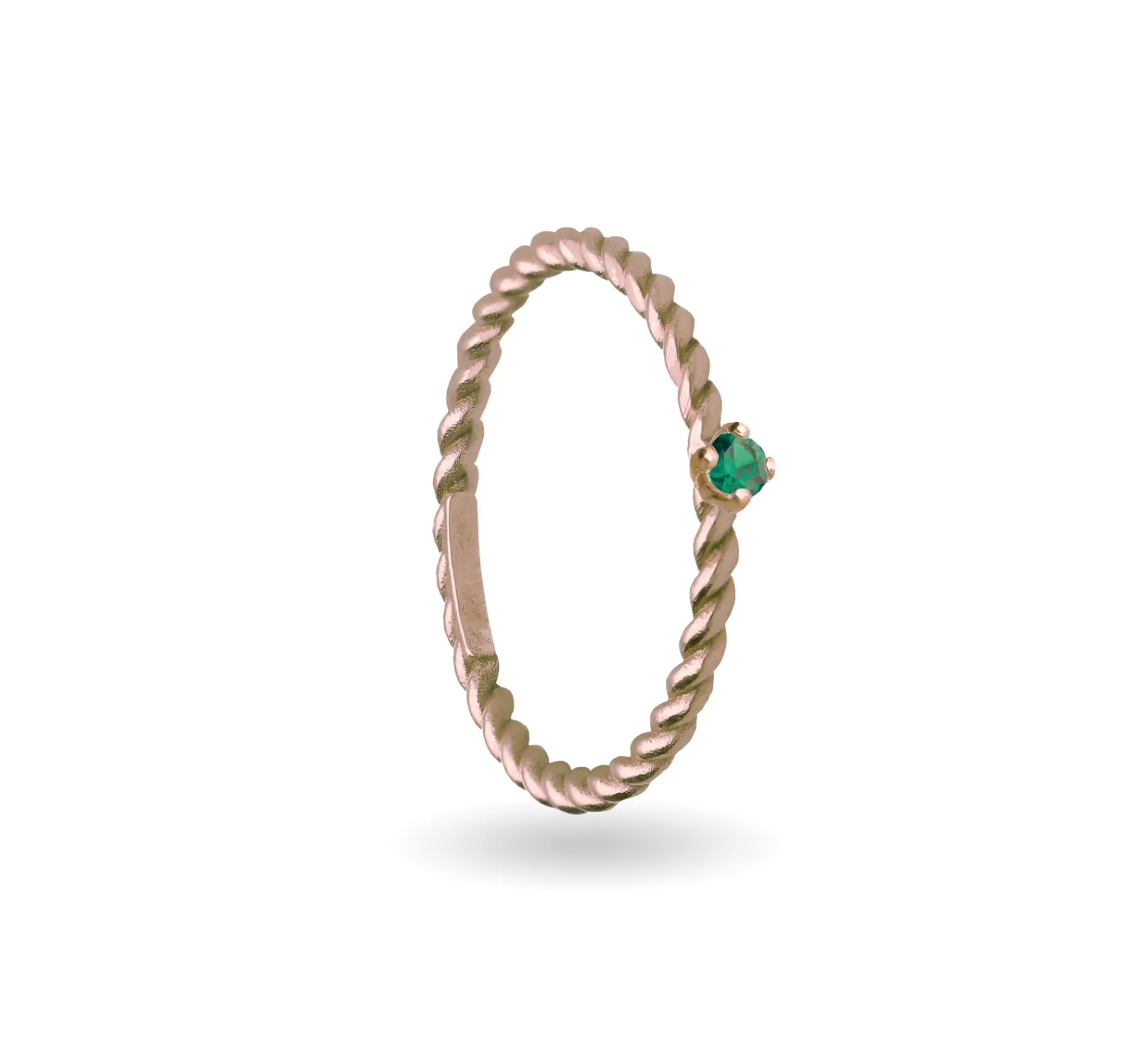 anello_filodamore_prezios_0.webp Anello Filodamore prezioso intrecciato in Oro Rosa 9kt spesso | Rubinia Gioielli Hot