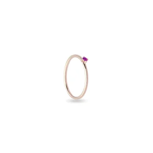 Anello Filodamore prezioso large in Oro Rosa 9kt | Rubinia Gioielli Clearance