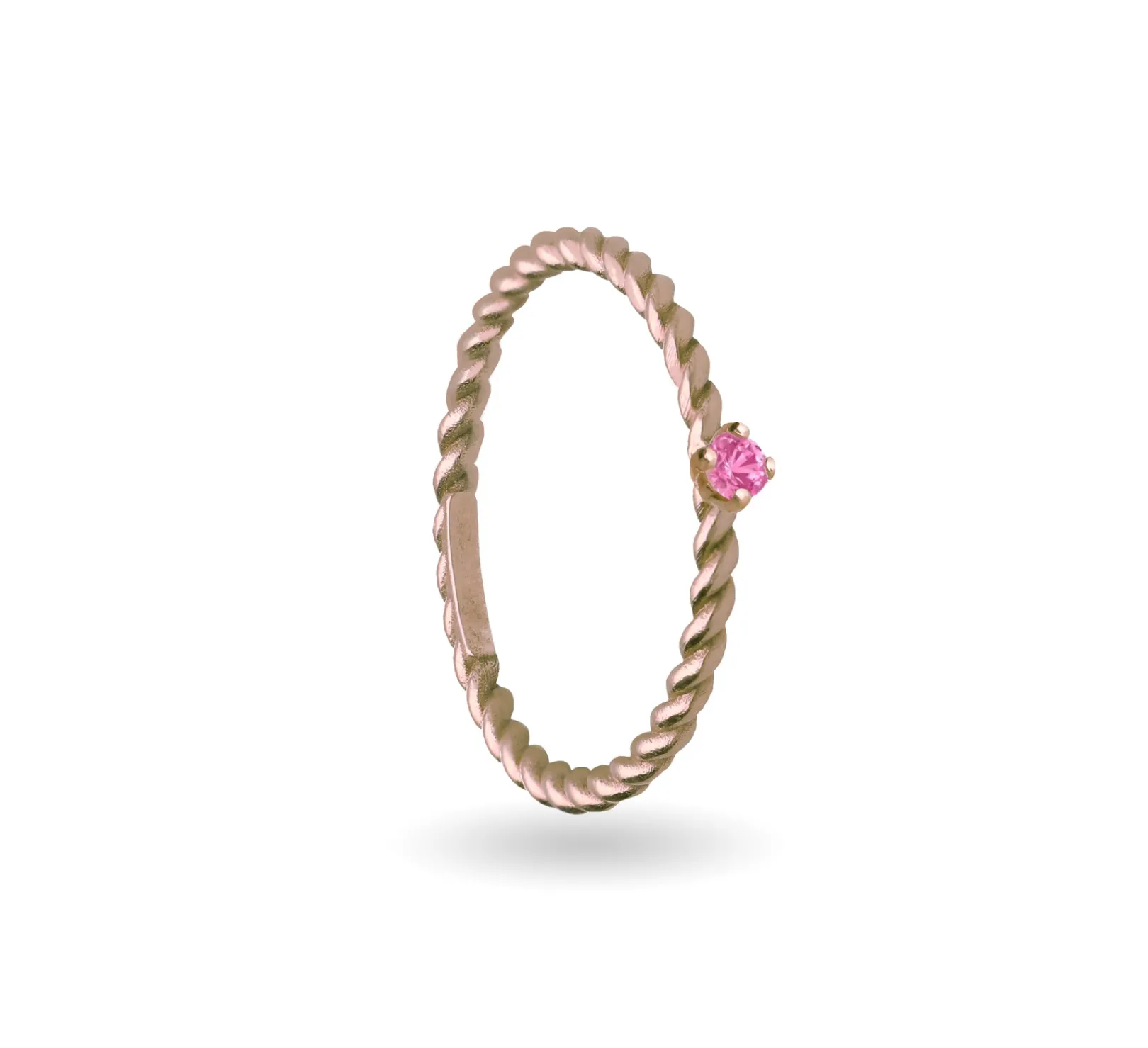 anello_filodamore_prezios_3.webp Anello Filodamore prezioso intrecciato in Oro Rosa 9kt spesso | Rubinia Gioielli Hot