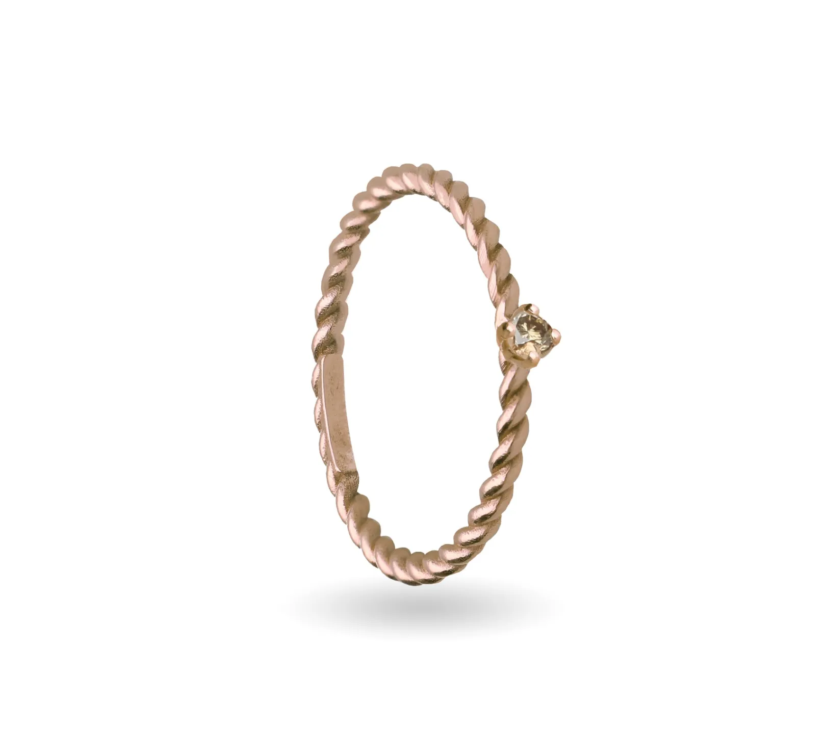anello_filodamore_prezios_4.webp Anello Filodamore prezioso intrecciato in Oro Rosa 9kt spesso | Rubinia Gioielli Hot