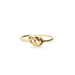 Anello in Oro Giallo / Rosa 9kt con nodino Medio | Rubinia Gioielli Hot