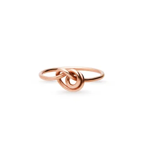 Anello in Oro Giallo / Rosa 9kt con nodino Medio | Rubinia Gioielli Hot