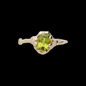 Anello in Oro Giallo 9kt e Peridot | Rubinia Gioielli Discount