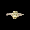Anello in Oro Giallo 9kt e Quarzo Lemon | Rubinia Gioielli Best