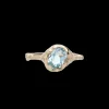 Anello in Oro Giallo 9kt e Topazio Sky | Rubinia Gioielli Online