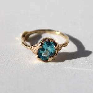Anello in Oro Giallo 9kt e Topazio London | Rubinia Gioielli Clearance