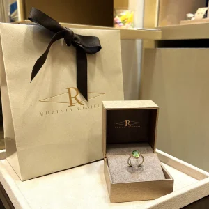 Anello in Oro Giallo 9kt e Ametista grande | Rubinia Gioielli New