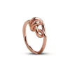 Anello Nodi d'Amore in Oro Rosa 9kt | Rubinia Gioielli Outlet