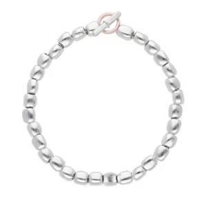 Bracciale Classic in Argento 925 e Oro Rosa 9kt | Rubinia Gioielli New