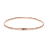 Bracciale dell'anno tondo in Oro Rosa 9kt | Rubinia Gioielli Online