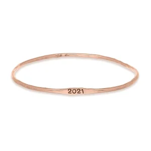 Bracciale dell'anno tondo in Oro Rosa 9kt | Rubinia Gioielli Online