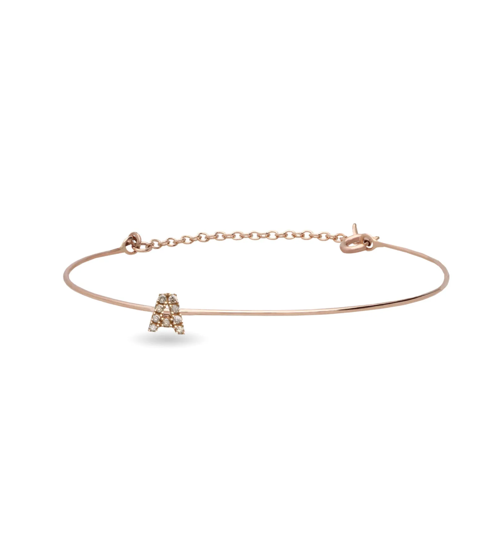 bracciale_filodamore_con__2-1.webp Bracciale Filodamore con iniziale in Oro Rosa 9kt e Diamanti | Rubinia Gioielli Clearance