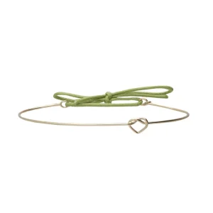 Bracciale Filodamore con Cuore annodato in Oro 9kt | Rubinia Gioielli Hot