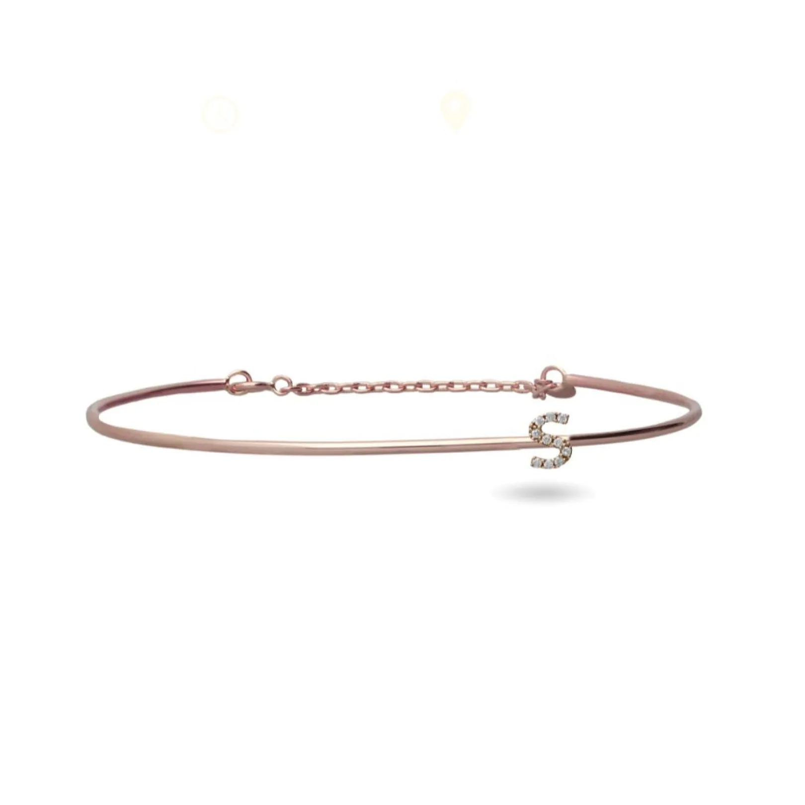 bracciale_filodamore_con__4.webp Bracciale Filodamore con iniziale in Oro Rosa 9kt e Diamanti | Rubinia Gioielli Clearance