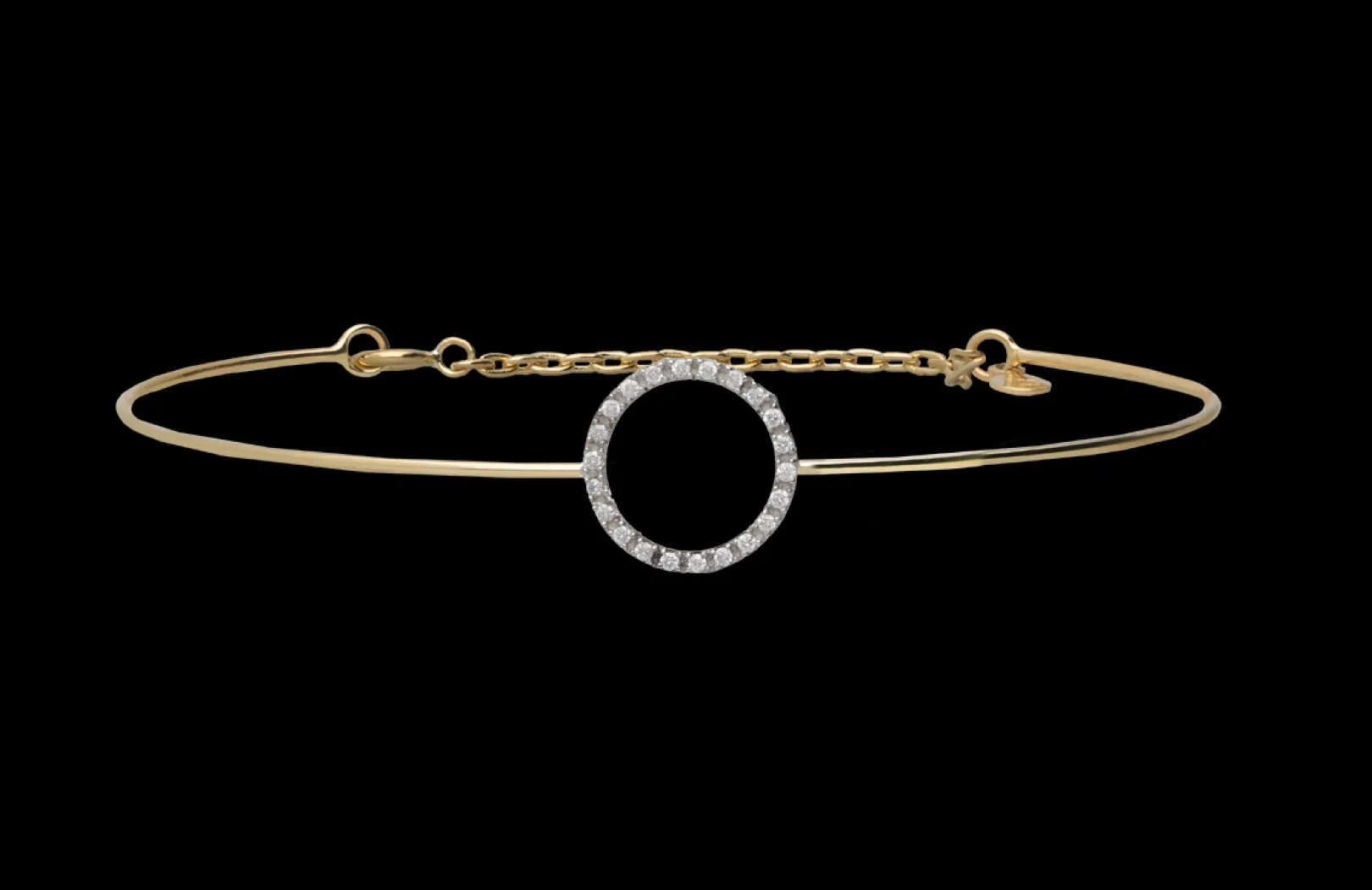bracciale_filodamore_in_o_0-11.webp Bracciale Filodamore in Oro Giallo 9kt con cerchio grande e Diamanti bianchi | Rubinia Gioielli Online