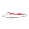 Bracciale Filodamore in Oro Rosa 9kt e Cuore Piccolo in Argento 925 o Oro Rosa 9kt | Rubinia Gioielli Best