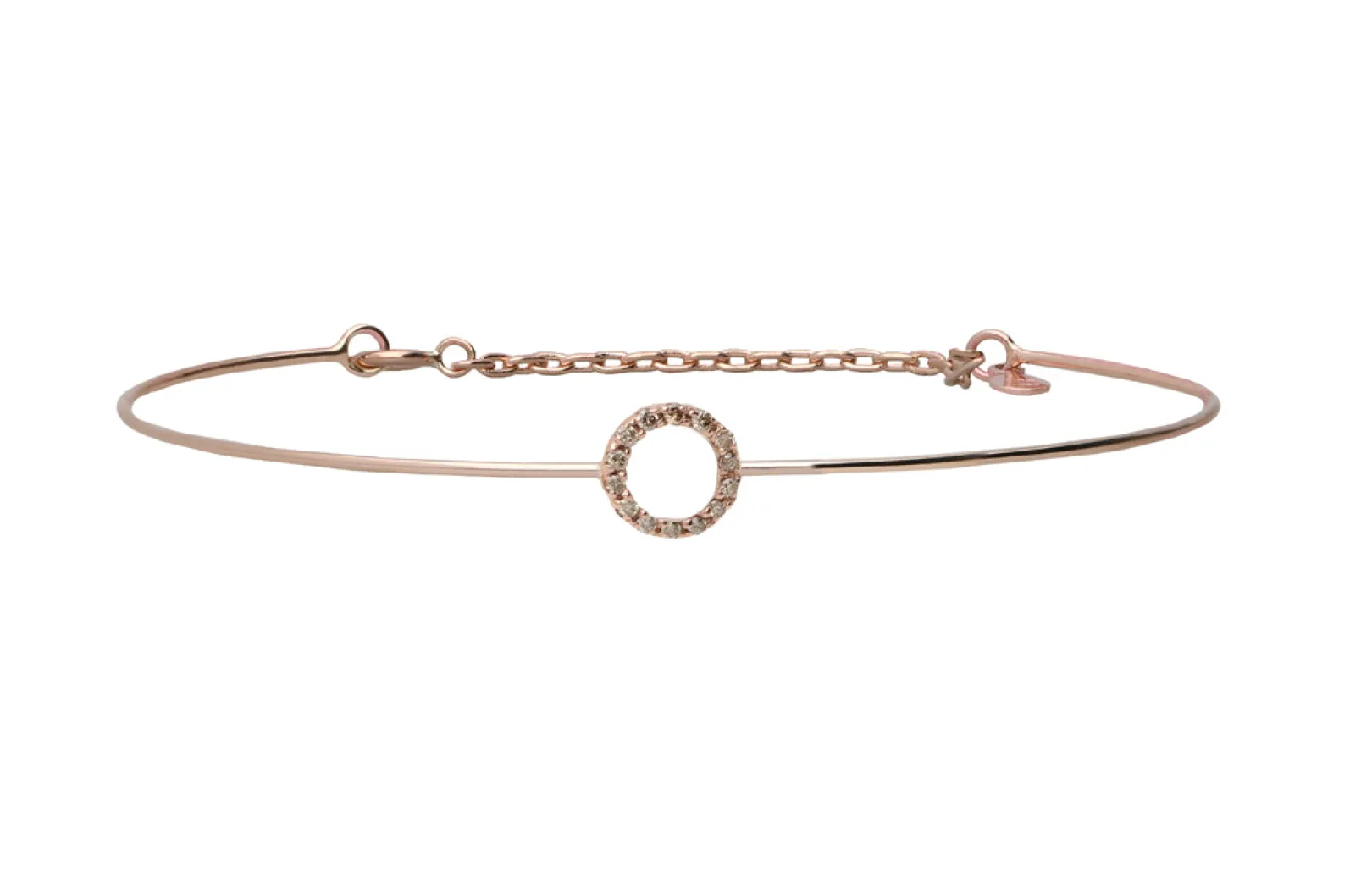 bracciale_filodamore_in_o_1-8.webp Bracciale Filodamore in Oro Rosa 9kt con cerchio piccolo e Diamanti | Rubinia Gioielli Clearance