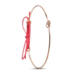 Bracciale Filodamore in Oro Rosa o Giallo 9kt con Nodino | Rubinia Gioielli Sale