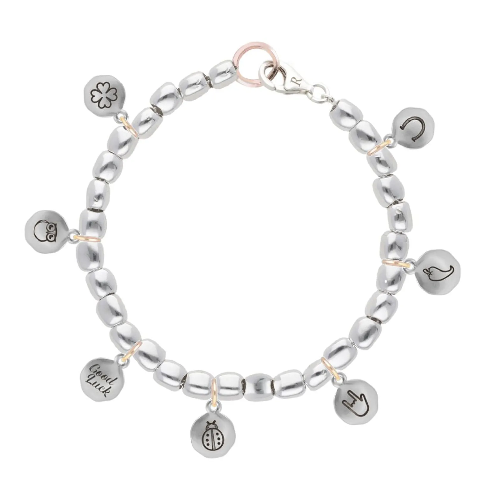 bracciale_fortuna_in_arge_0.webp Bracciale Fortuna in Argento 925 e Oro Rosa 9kt | Rubinia Gioielli Discount