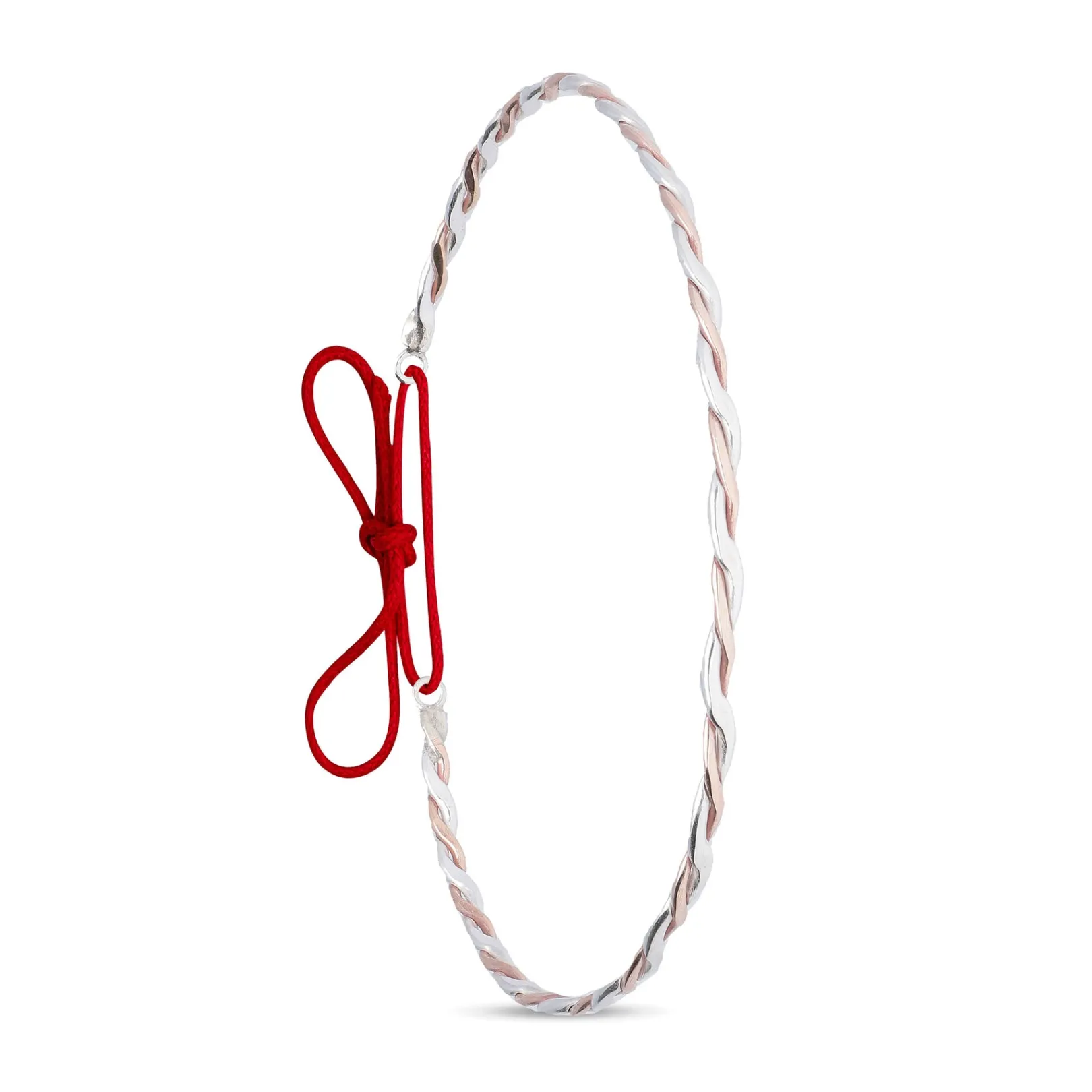 bracciale_intrecciato_in__0.webp Bracciale Intrecciato in Argento 925 e Oro Rosa 9kt | Rubinia Gioielli Sale