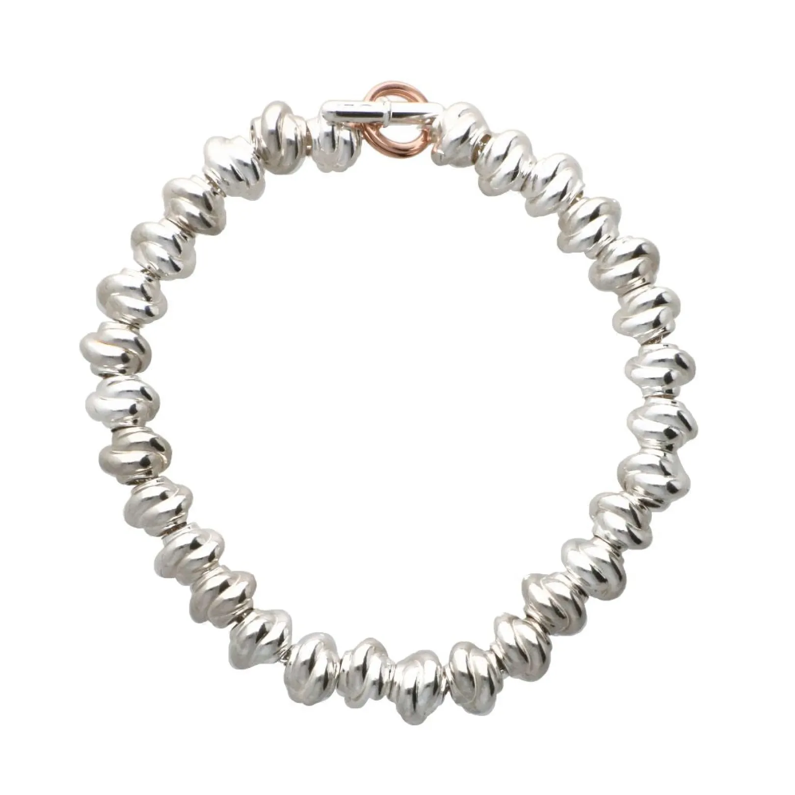 bracciale_nodini_in_argen_0.webp Bracciale Nodini in Argento 925 e Oro Rosa 9kt | Rubinia Gioielli Clearance