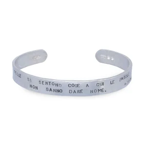 Bracciale rigido aperto maxi in Argento 925 | Rubinia Gioielli Fashion