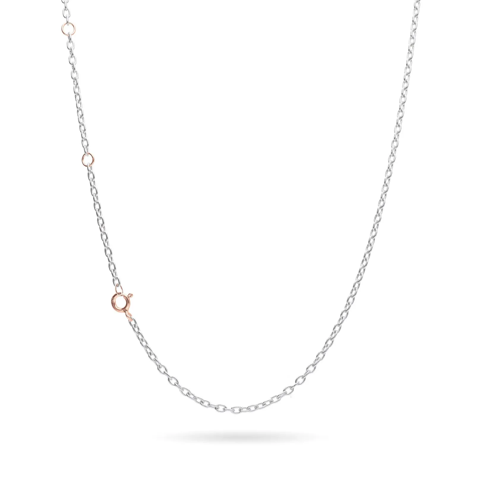 catenina_rol__argento_o_a_0.webp Catenina Rolò 60 Argento o Argento Brunito 925 e Chiusura Oro Rosa 45 cm | Rubinia Gioielli Online