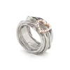 Filodellavita 13 fili in Argento 925 e cuore di Diamanti Bianchi | Rubinia Gioielli Best