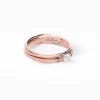 Filodellavita 7 fili in Oro Rosa con Diamante Colorless | Rubinia Gioielli Online