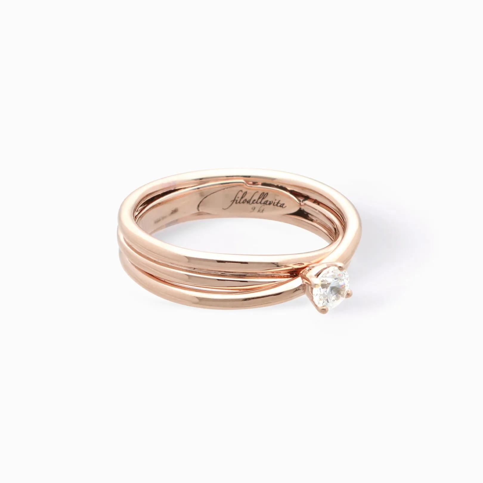filodellavita__fili_in_or_0-6.webp Filodellavita 3 fili in Oro Rosa con Diamante Colorless | Rubinia Gioielli Discount