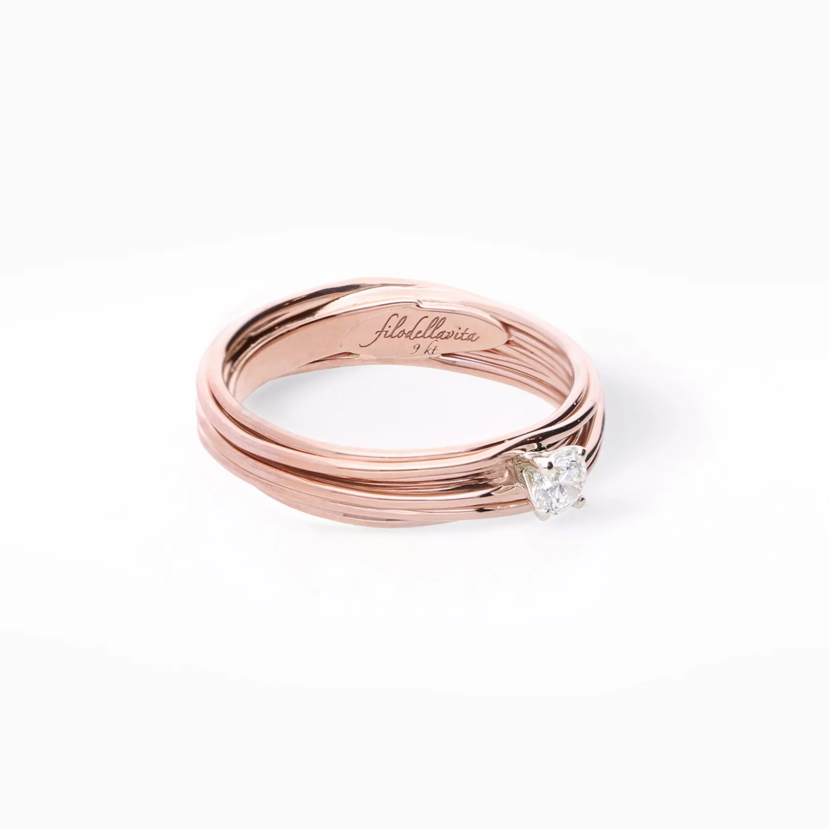 filodellavita__fili_in_or_0.webp Filodellavita 7 fili in Oro Rosa con Diamante Colorless | Rubinia Gioielli Online