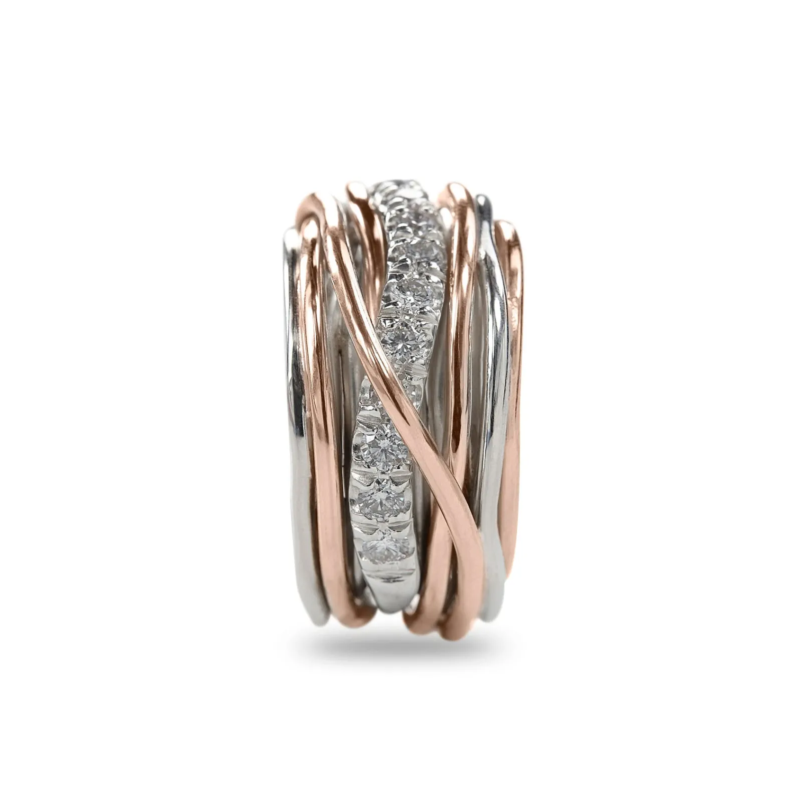 filodellavita_carato__fil_0-3.webp Filodellavita Carato 13 fili in Oro Rosa 9kt, Argento 925 e Diamanti Bianchi | Rubinia Gioielli New