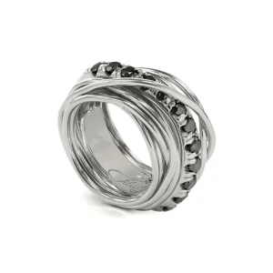 Filodellavita Carato 13 fili in Argento 925 e Diamanti Black | Rubinia Gioielli New