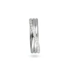 Filodellavita Classic 3 fili in Argento 925 e 12 Diamanti Bianchi | Rubinia Gioielli Outlet