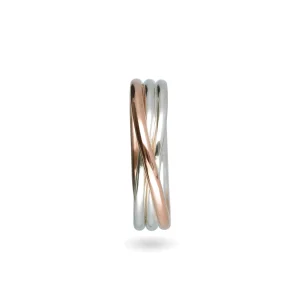 Filodellavita Classic 3 fili in Oro Giallo o Rosa 9kt e Argento 925 | Rubinia Gioielli Sale
