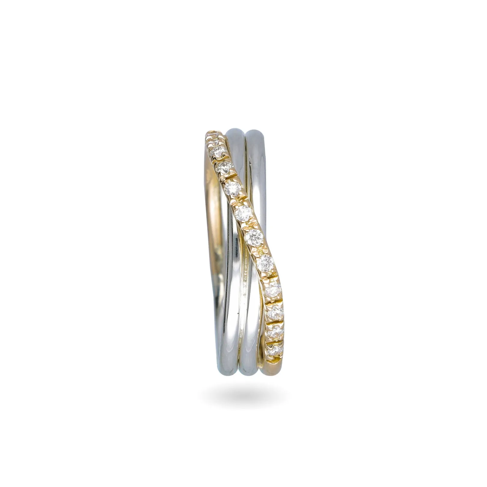 filodellavita_classic__fi_0-14.webp Filodellavita Classic 3 fili in Oro Giallo / Rosa 9kt Argento e Diamanti Bianchi | Rubinia Gioielli Best