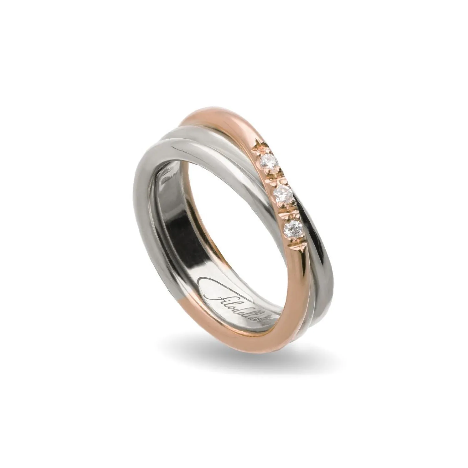filodellavita_classic__fi_0-24.webp Filodellavita Classic 3 fili spesso in Oro Rosa o Giallo 9kt, Argento 925 e 3 Diamanti Bianchi | Rubinia Gioielli Discount