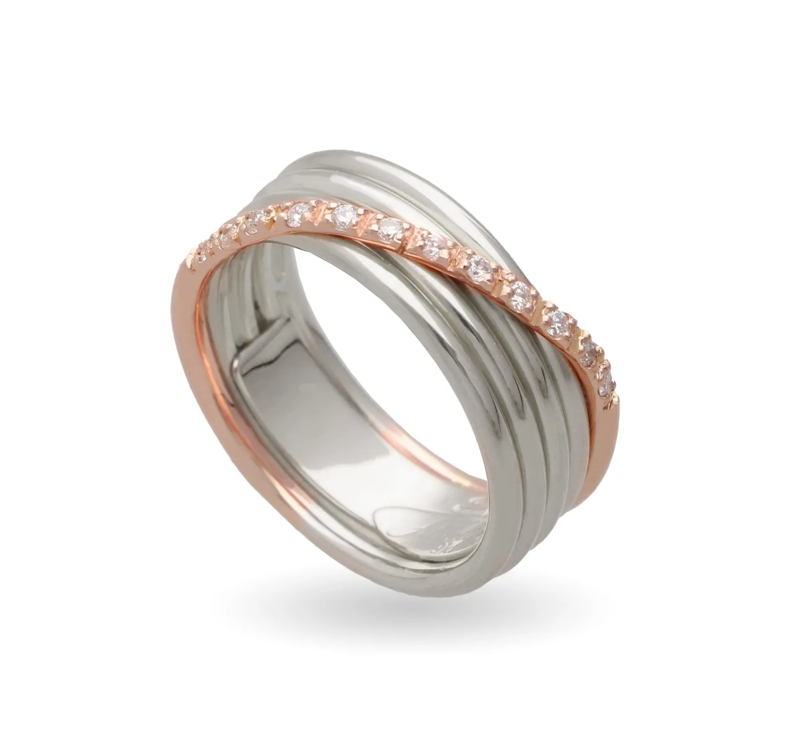 filodellavita_classic__fi_0-26.webp Filodellavita Classic 5 Fili in Oro Rosa o Giallo 9kt, Argento 925 e 12 Diamanti Bianchi | Rubinia Gioielli Discount