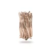 Filodellavita Classic 13 fili in Oro Rosa 9kt e 16 Diamanti Brown / Black | Rubinia Gioielli Best
