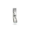 Filodellavita Classic 3 fili in Argento 925 e 12 Diamanti Brown / Black | Rubinia Gioielli Hot
